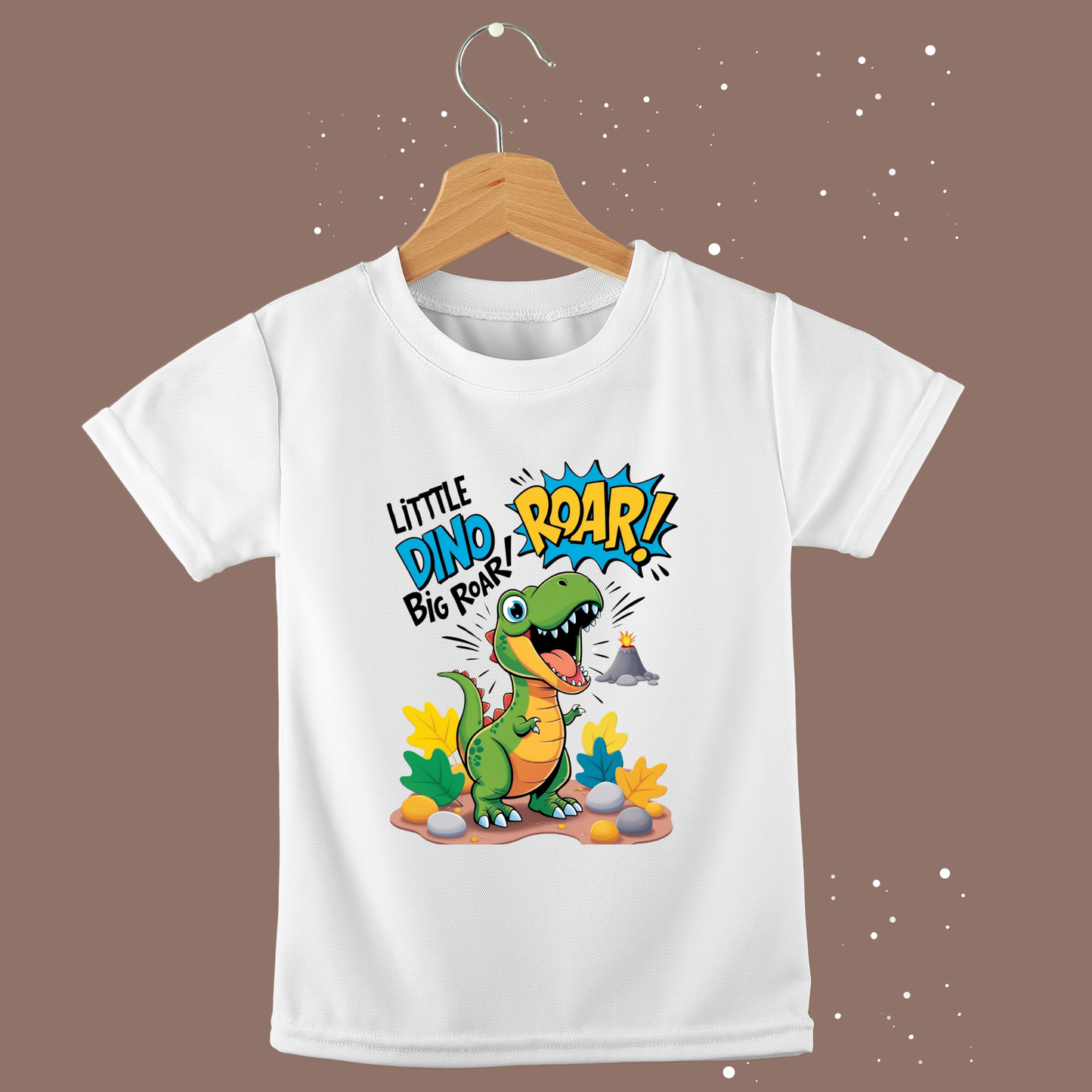 Baby Dinosaur Romper - 'Little Dino' Design | Soft Cotton Toddler T-Shirt