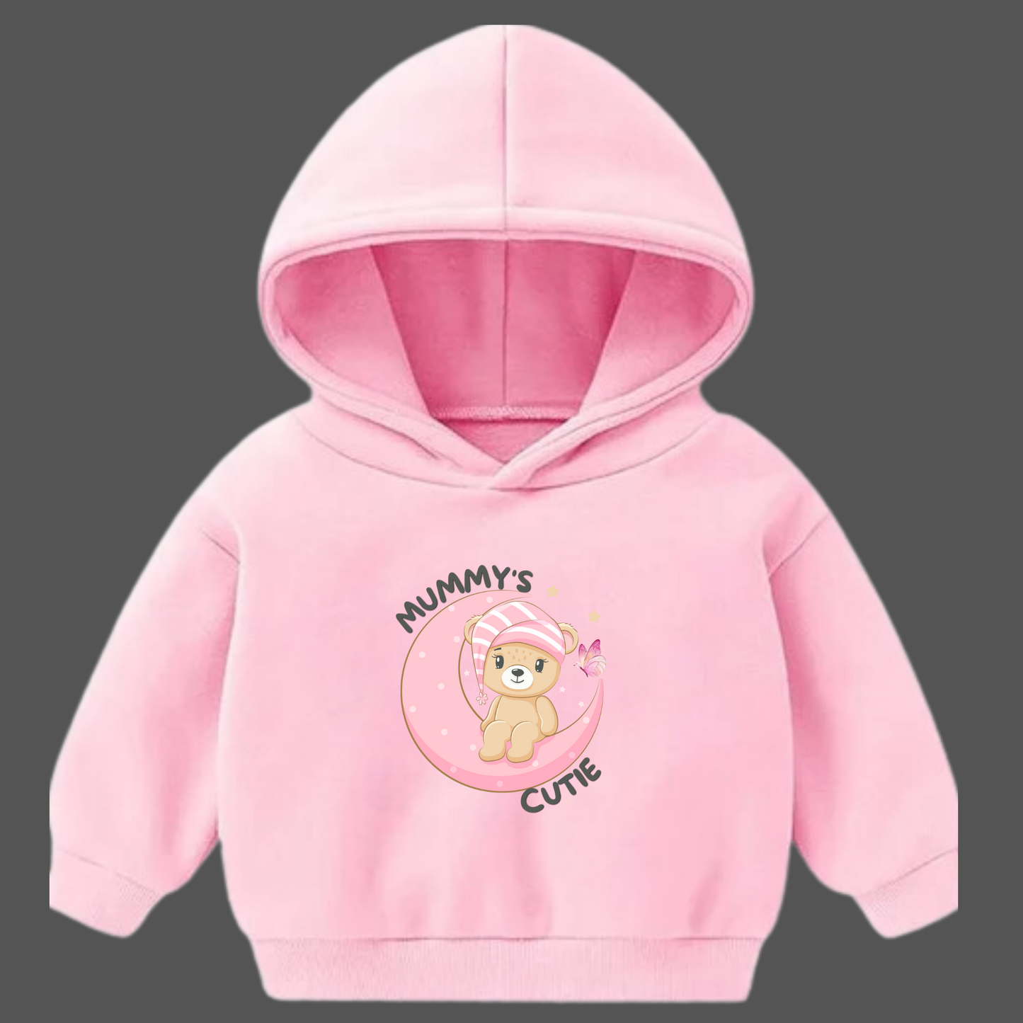 Cute Toddler  Hoodie Sweatshirt - Long Sleeves, Pocket-Free | Unisex