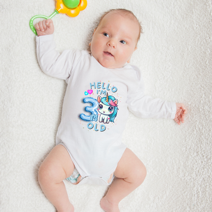 Adorable Baby Milestone Rompers | 3 month old | Soft & Comfy Cotton
