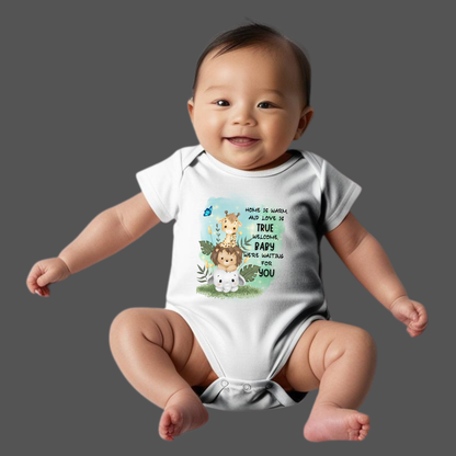 Welcome Home Baby Romper - Unisex -(0-5 months)