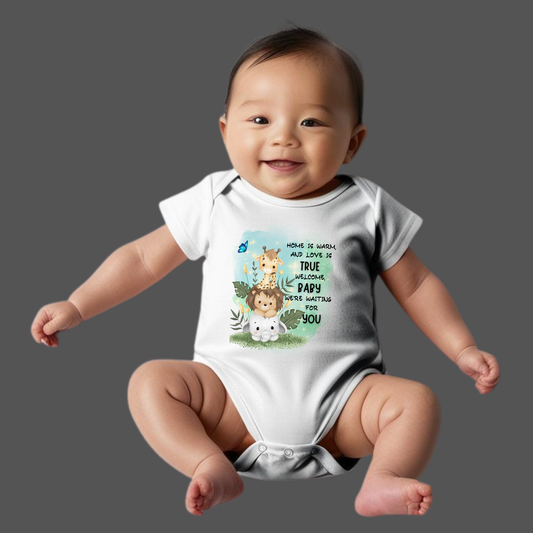 Welcome Home Baby Romper - Unisex -(0-5 months)