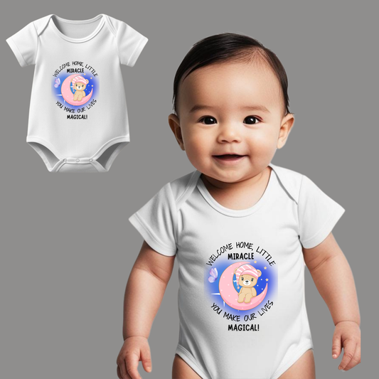 Welcome Home Baby Romper - Unisex -(0-5 months)