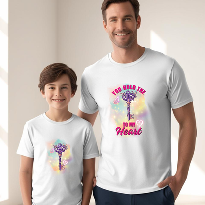 Dad & Baby Matching T-Shirts – Perfect Custom Combo for Special Occasions