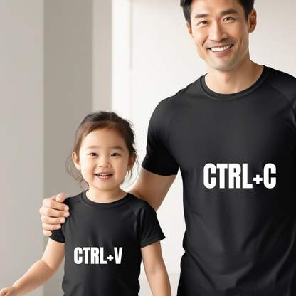 Dad & Baby Matching T-Shirts – Perfect Custom Combo for Special Occasions