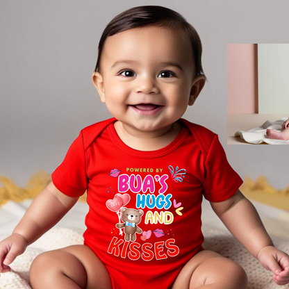 Adorable Bua-Themed Cotton Baby Romper – Custom-Made for Comfort and Style