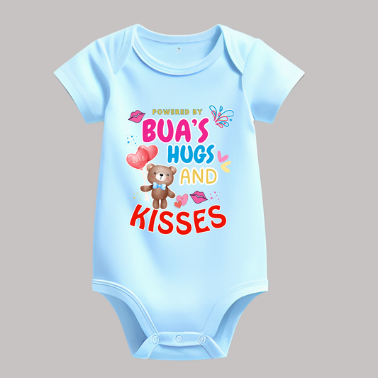 Adorable Bua-Themed Cotton Baby Romper – Custom-Made for Comfort and Style