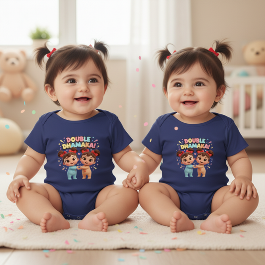 Double Dhamaka - Twin Rompers
